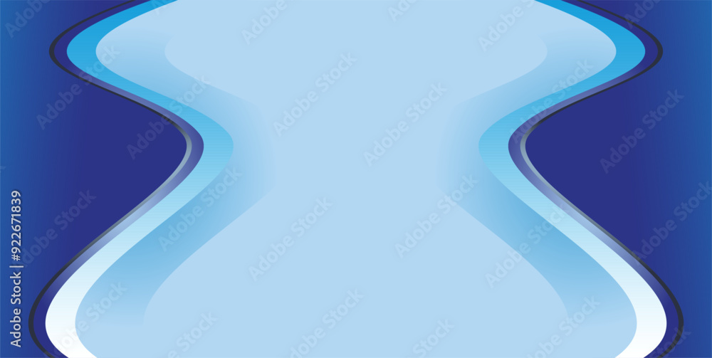 Poster the background design for visual communication design is a composition of empty space in light blue 