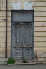 old wall with windows