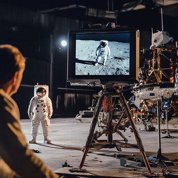 Fake moon landing