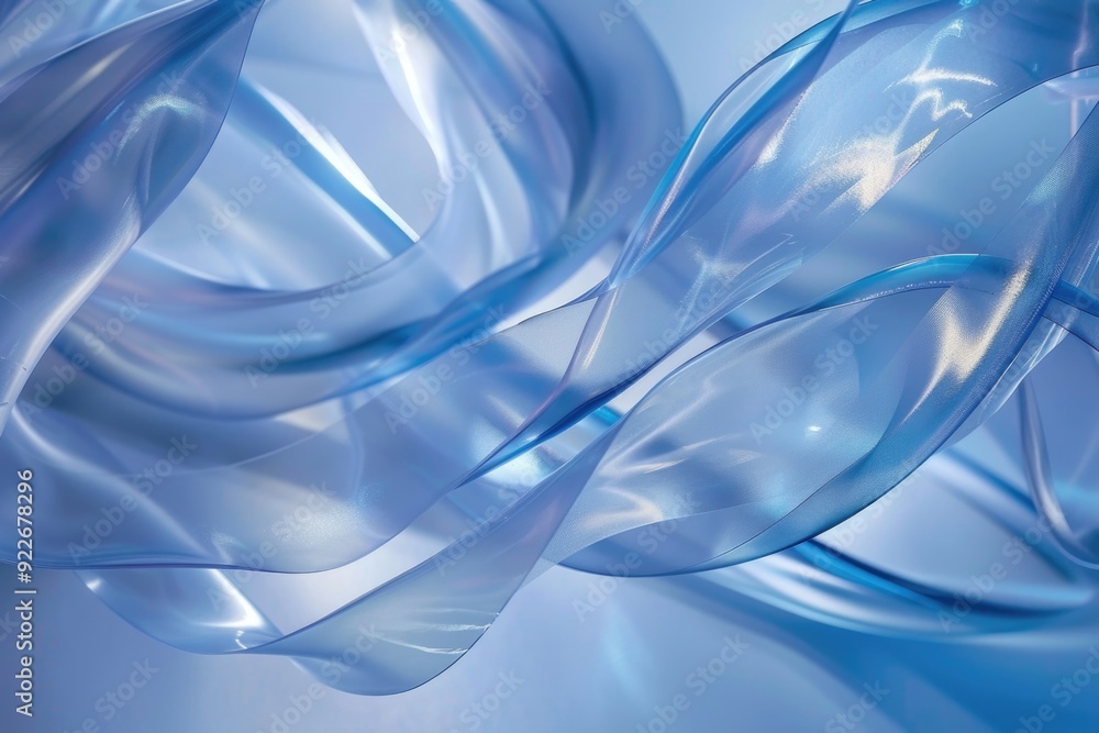 Poster an abstract design of a stream of ice flowing downwards.