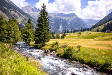 Obraz premium Impressionen aus Mallnitz Nationalpark Hohe Tauern Seebachtal