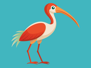 Dessin d&rsquo;animaux d&rsquo;oiseaux ibis Cartoon