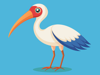 Dessin d’animaux d’oiseaux ibis Cartoon