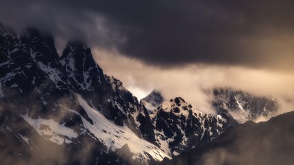 Let’s witness with me to this breathtaking beauty of the sunset in the depth valleys and razor sharp peaks of the majestic Caucasus Mountains  Georgia