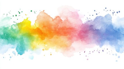 Colorful Abstract Watercolor
