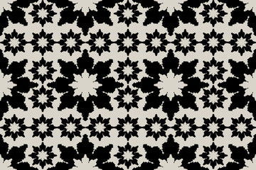 geometric ethnic seamless pattern oriental. Motif ethnic handmade abstract ikat art. Aztec ornament print. boho colors seamless wallpaper.Design for background, curtain, carpet, wallpaper, clothing