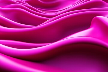 Fototapeta premium Magenta Colors wave abstract 3D background