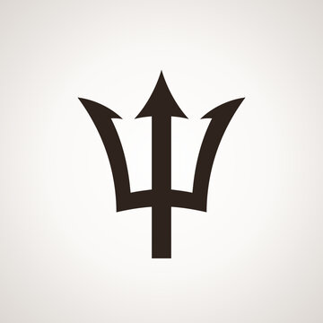Trident - symbol from the flag of Barbados.