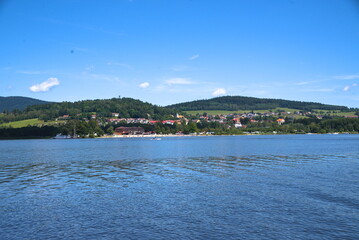 Oberplan am Moldaustausee und Geburtsort Adalbert Stifter