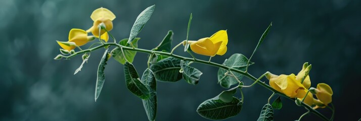 Crotalaria Spectabilis Blooming Flower