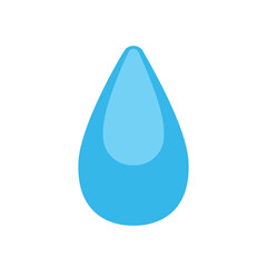 water droplet emoji vector illustration