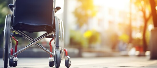 Obraz premium Wheelchairs for patients.
