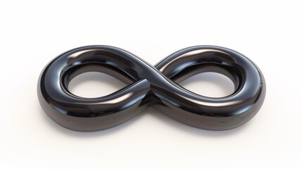Fototapeta premium Infinity symbol on white background