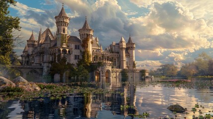 castle with Renaissance architecture