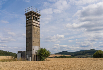 Historic cold war watchtower of Buttlar.