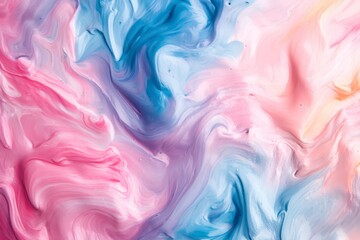 Fototapeta premium Colorful abstract swirl design with pink and blue hues