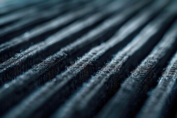 Close-up shot of a grill with flames and sizzling meat, great for food or cooking related uses