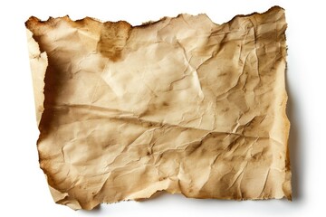 Fototapeta premium A worn-out paper with visible stains