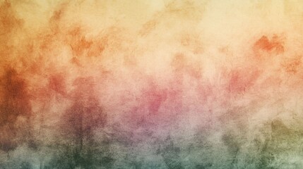 Abstract background with a textured gradient of warm tones, transitioning from yellow to red, purple, and green, creating a soft, artistic effect.