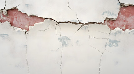 Obraz premium structural cracks in walls