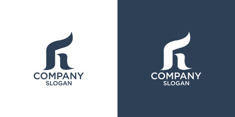 letter k abstract monogram logo vector design