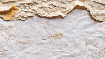 Crumpled Textured Paper Background