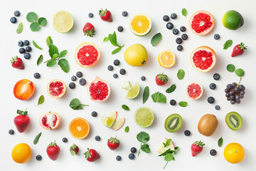 Vibrant Fruit and Berry Arrangement