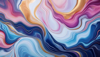 Obraz premium Liquid marble mosaic