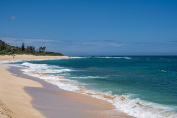 Mokuleia Beach, North Shore, Oahu Hawaii. Kaena Point

