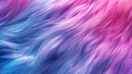 Fototapeta premium An abstract illustration with a bright, colorful fur texture.