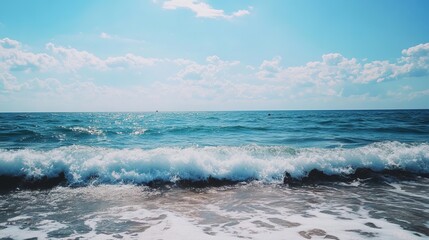 Fototapeta premium Serene Ocean Waves