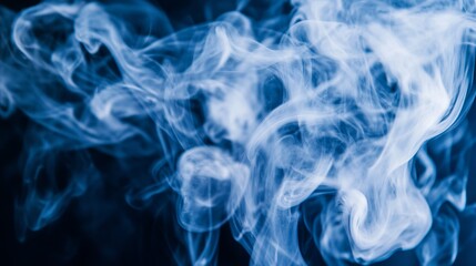 Obraz premium Ethereal Blue Smoke