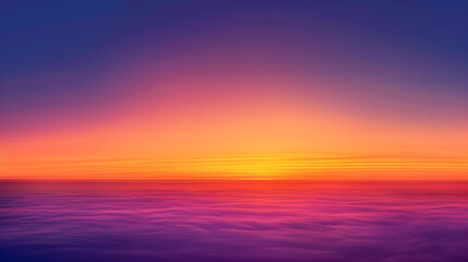 Fototapeta premium Transition of Colors: A Mesmerizing Rich Gradient from Dark Purples and Blues to Warm Oranges and Yellows