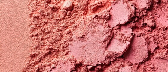 Fototapeta premium Close-Up Texture of Crushed Pink Powder