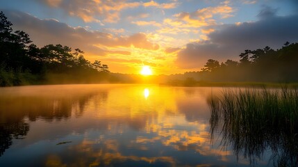 Fototapeta premium 美しい日の出