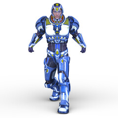 サイバーマン　3DCGレンダリング