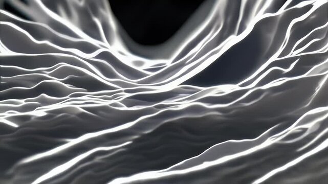  white Abstract waves Clip art concept stream data