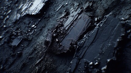 Fototapeta premium a lot of textured coal photo for background, mining industry