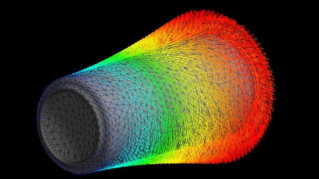 Mechanic simulation engineering - Stress and breakpoint analysis of can under force and moment conditions