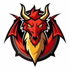 Dragon logo, esport logo, esports logo, dragon symbol, red dragon, emblem, gaming logo, team icon, devilish, team logo, dragon mascot, game logo, mascot logo, badge, devil, mascot design, fire dragon,