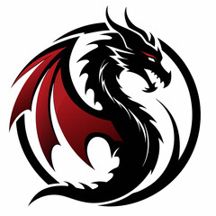 Dragon logo, esport logo, esports logo, dragon symbol, red dragon, emblem, gaming logo, team icon, devilish, team logo, dragon mascot, game logo, mascot logo, badge, devil, mascot design, fire dragon,