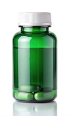 High Quality Pharmaceutical Packaging Green Plastic Pill Bottles and Medication Storage Containers for Healthcare and Prescription Solutions