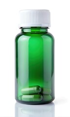High Quality Pharmaceutical Packaging Green Plastic Pill Bottles and Medication Storage Containers for Healthcare and Prescription Solutions