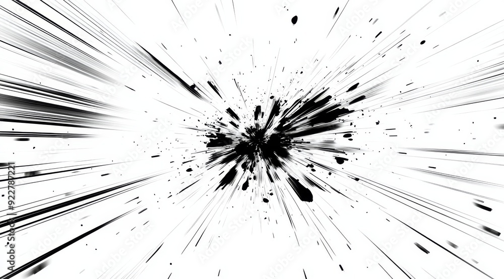 Aufkleber a visually striking and eyecatching comicstyle explosion effect that showcases dynamic motion with s