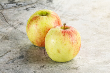 Sweet juicy ripe organic apples