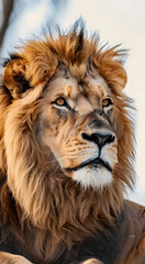 Fototapeta premium portrait of a lion