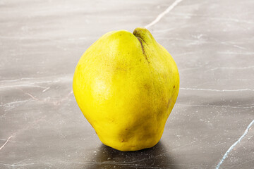 Ripe sweet organic quince fruit