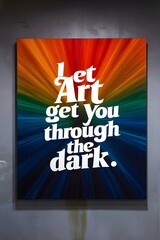 inspirational phrases on a poster
