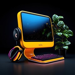 Abstract, digital pixel art in retro 8-bit style, nostalgic, retro, digital art, pixelated, vibrant, geometric, gaming :: retro aesthetics, digital nostalgia, pixelated charm