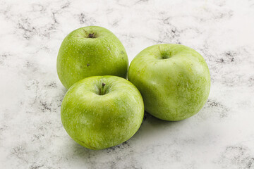 Sweet and juicy green apple